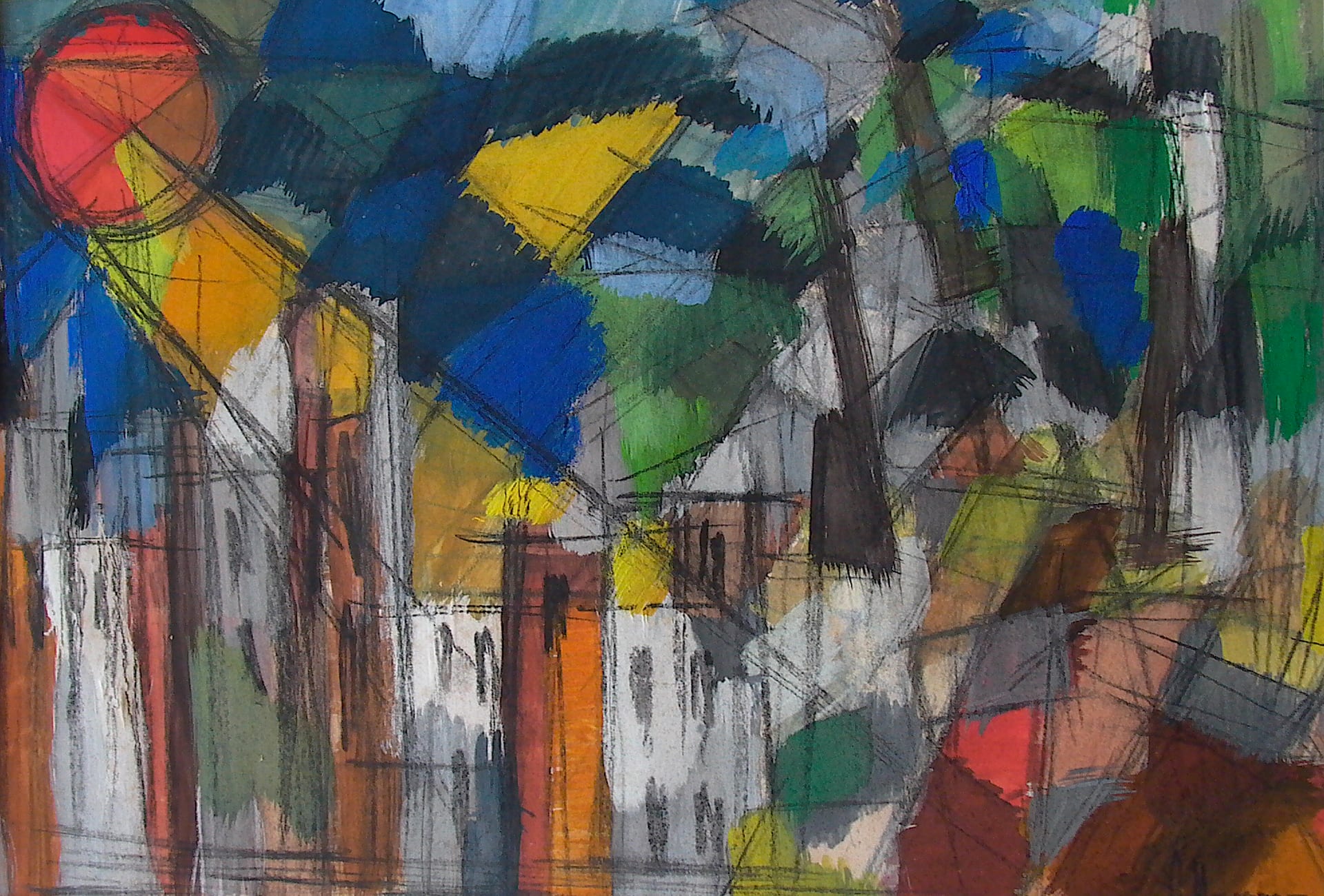Untitled (No. B01) — painting by Eveline Henner